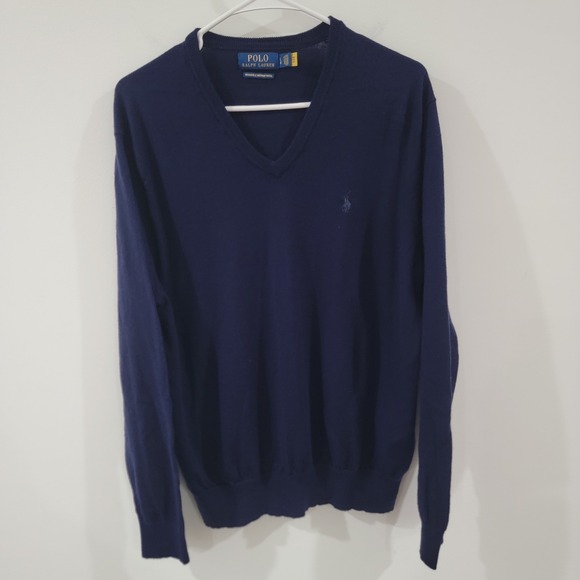 Ralph Lauren Other - Polo Ralph Lauren Mens Wool V Neck Sweater Size Large Preppy‎ Academia Old Money